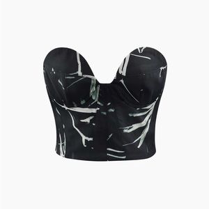 Micas print NWT bustier top - size M